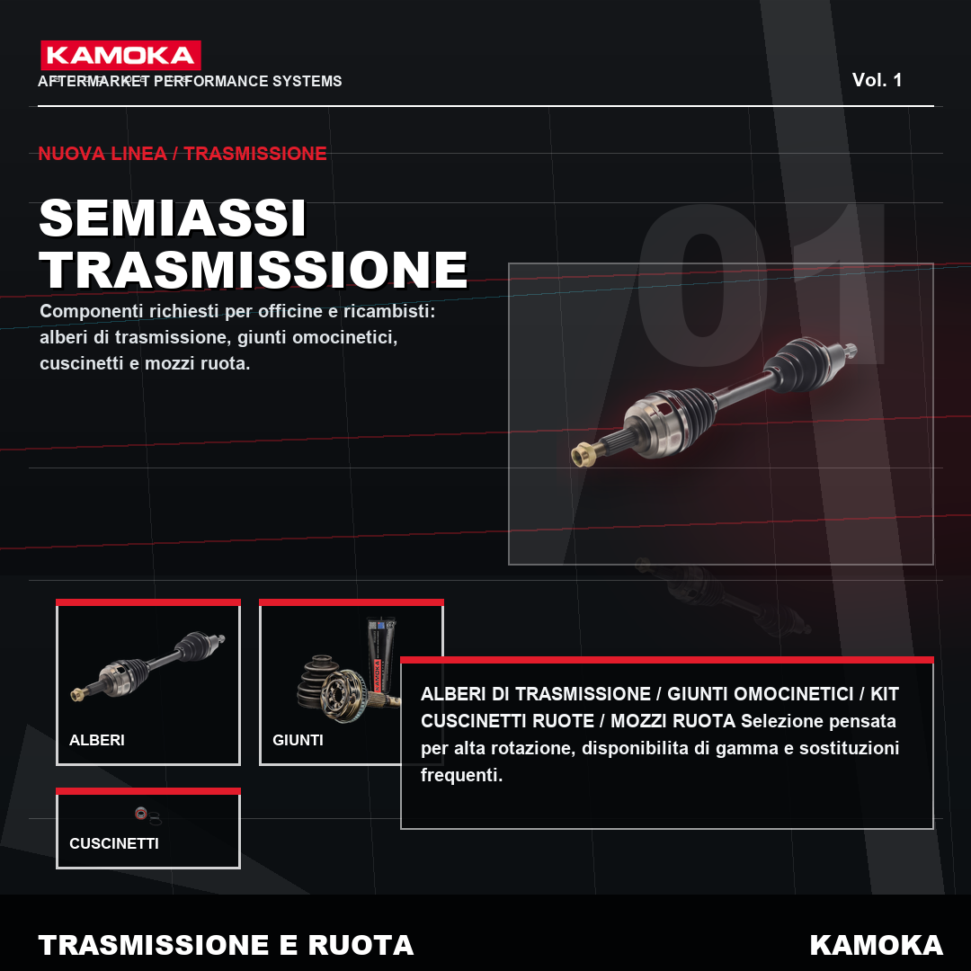 Kamoka semiassi e trasmissione