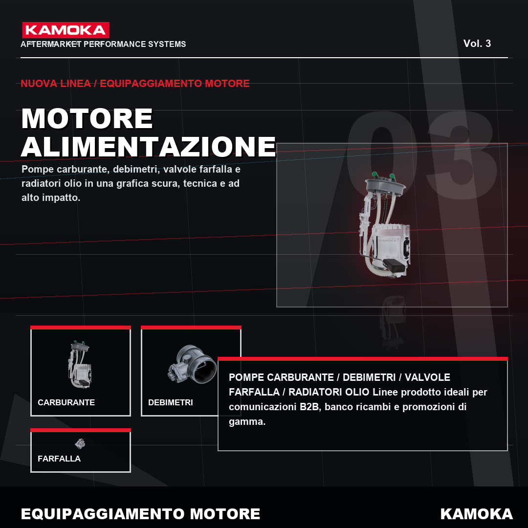 Kamoka motore e alimentazione